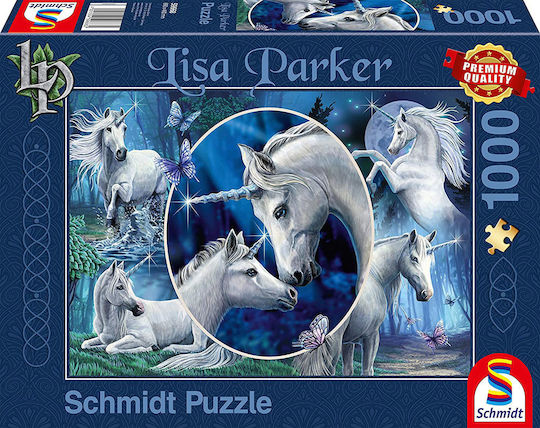 Lisa Parker: Graceful Unicorns Puzzle 2D 1000 Pieces