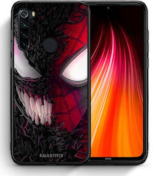 Smartfits Umschlag Rückseite Kunststoff Mehrfarbig (Redmi Note 8) A00_Sm1-Xi-RdmNot8_PopArtSpiderVenom_Ro1