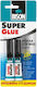 Bison Υγρή Κόλλα Στιγμής Super Glue Xtra Power 2τμχ 3ml