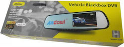 Andowl Καθρέπτης με Κάμερα DVR Αυτοκινήτου 1080P με Οθόνη 4.3" με Κλιπ