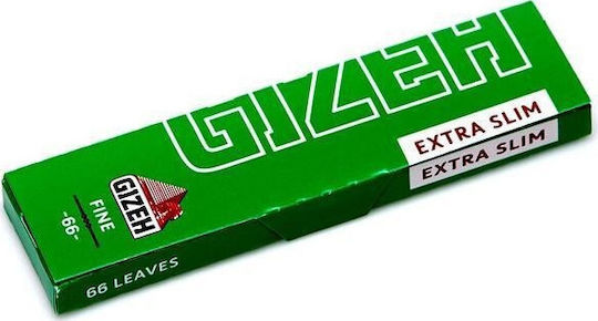 Gizeh Extra Slim Χαρτάκια Στριφτού Τσιγάρου Slim 66 φύλλα 1τμχ