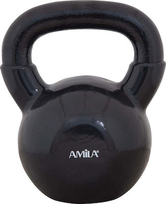 Amila Black Vinyl Kettlebell 20kg