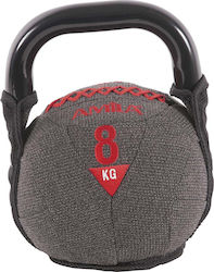 AMILA Kettlebell от PVC 8кг Сив