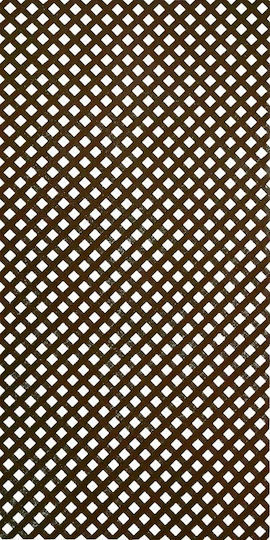 Trellis De Grădină Privat Din Plastic Cu Design În Grilă Rombul Maro 100x200cm