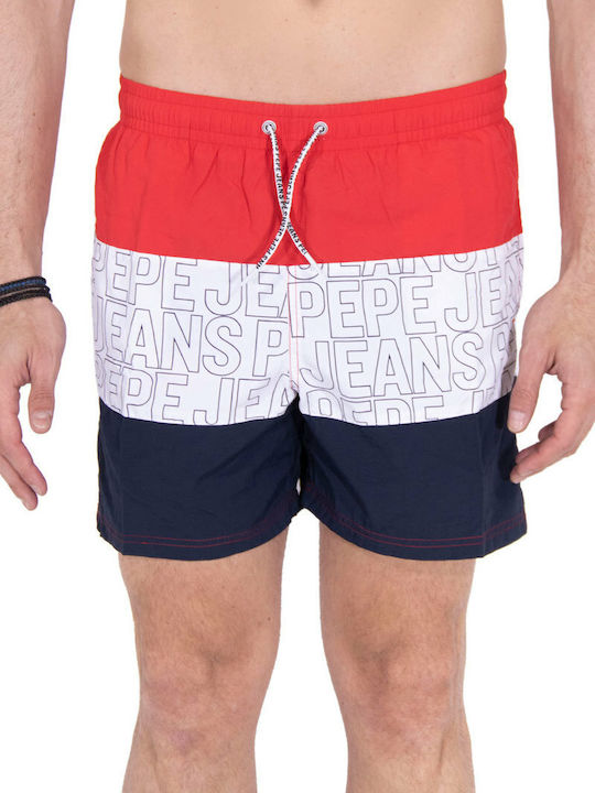 Pepe Jeans Erik Men's Swimwear Shorts Spicy Red...