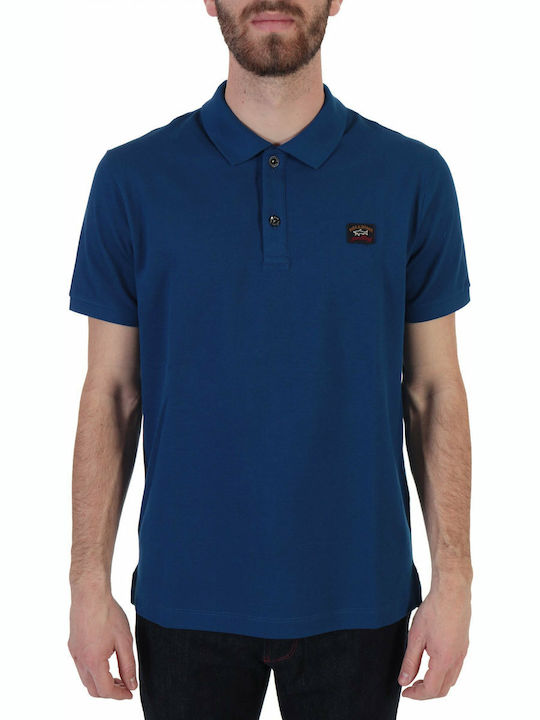 PAUL&SHARK POLO LOGO ΡΟΥΑ ΜΠΛΕ