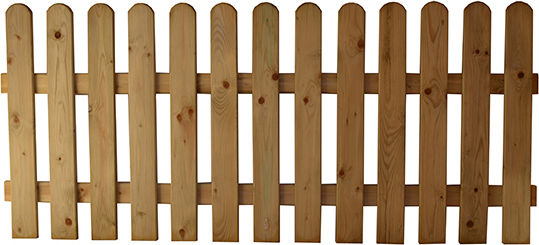 Dom Wood Wooden Fence in Beige Color 60cm x 1.8m