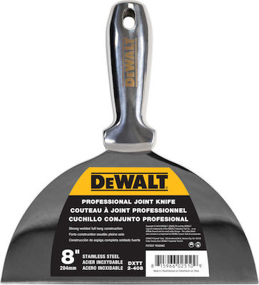 Dewalt Joint Knife Metallicός 203mm with Plastic Handle 2-408