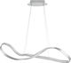 Ondaluce Spark Pendant Light LED with Warm White Light Silver