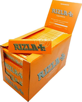 Rizla Rich Liquorize Листчета за свиване на цигари Стандартна Цигарен хартия 50 листове 100бр