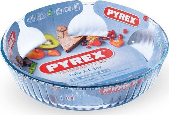 Pyrex Φόρμα Ζαχαροπλαστικής για Τάρτα Γυάλινη 26x26x6εκ.
