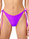 Blu4u Bikini Brazilia cu șnururi Violet