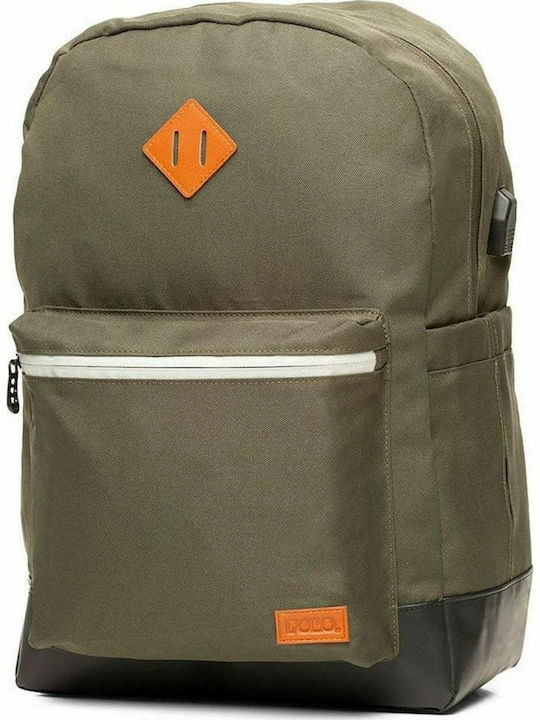 Polo Reflective Schulranzen Rucksack Junior High-High School in Grün Farbe 2022