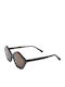 Zeus & Dione Athena II Damen Sonnenbrille mit Schwarz Kunststoff Gestell