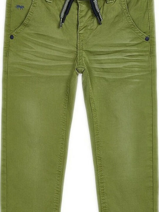 Mayoral Kids Fabric Trousers Green