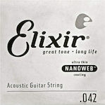 Elixir Single String for Acoustic Guitar Nanoweb