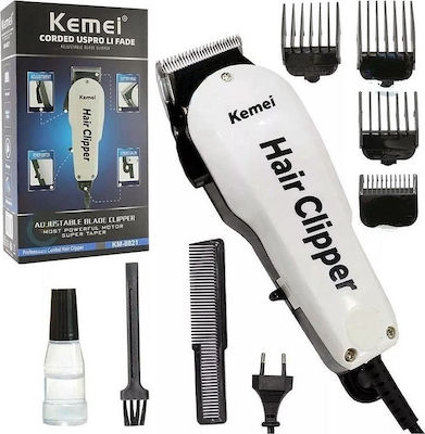 Kemei Professional Electric Hair Clipper White KM-8821