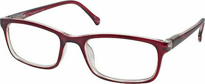 Eyelead E166 Reading Glasses +1.00 in Burgundy color E166 E 166