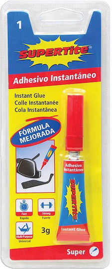Supertite Υγρή Κόλλα Στιγμής Instant Glue σε Blister 3gr