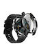 Electroplated Θήκη Σιλικόνης σε Μαύρο χρώμα για το Huawei Watch GT / GT2 (46mm)