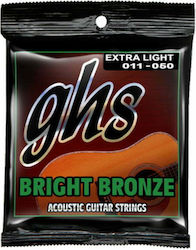 GHS Strings Bright Bronze 6-String