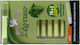 Sertiko Zigarettenpfeifen Slim 6mm Grüne 12Stücke