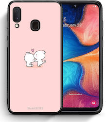 Plastic Back Cover Multicolour (Galaxy A20e)