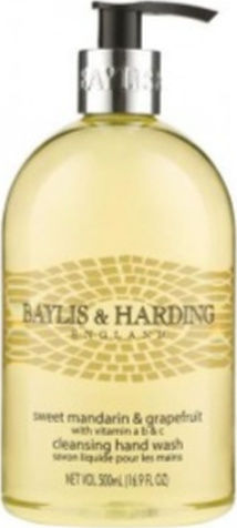 Baylis & Harding Сладък Мандарин И Грейпфрут Течен Сапун С Помпа Цитрусови 500мл
