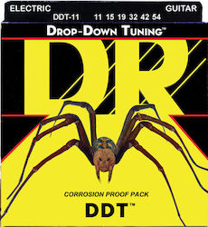 DR Drop Down Tuning DDT-11 Strings 11 - 54 Inches for Electric Guitar