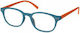 Eyelead E154 Reading Glasses +2.50 Blue/Orange E154 E 154