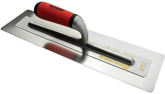 Benman Σπάτουλα Φινιρίσματος Inox 405x110mm με Πλαστική Λαβή 75203