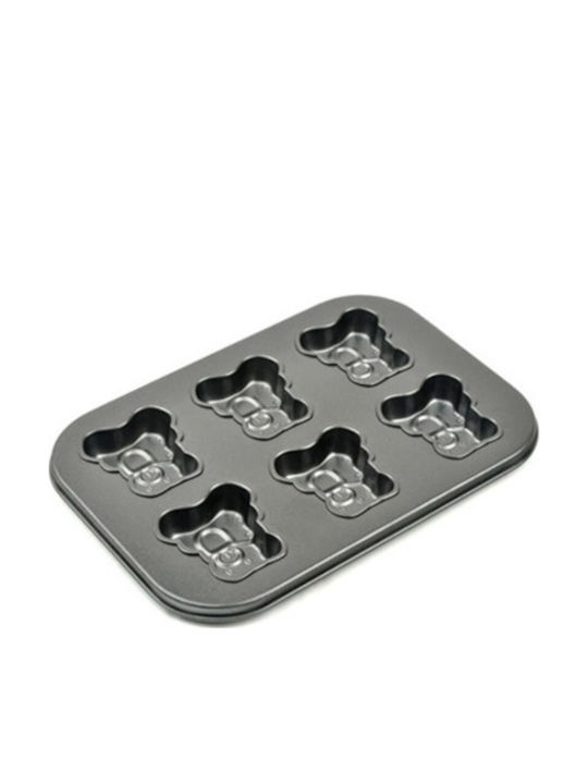 Zenker 6 Positionen Backform Törtchen/Muffins 6 Plätze 1cm