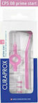 Curaprox Prime Start Interdental Brush Refills with Handle 0.8mm Pink 5pcs