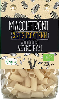 Green Bay Κοφτό Maccheroni από Λευκό Ρύζι Βιολογικό Χωρίς Γλουτένη 250gr