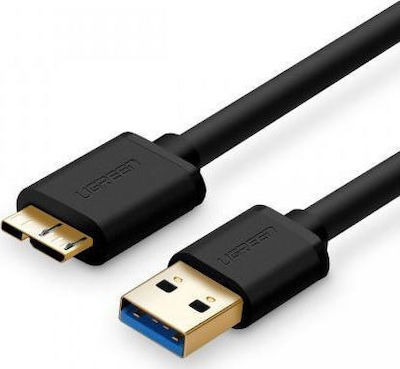 Ugreen Regulär USB 3.0 auf Micro-USB-Kabel Schwarz 2m (10843) 1Stück