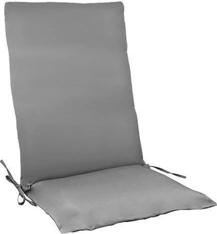 HomeMarkt Μαξιλάρι Καρέκλας Κήπου με Πλάτη Γκρι 100x46εκ.