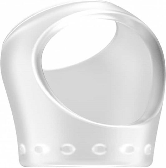 Shots Sono No.45 Cockring Ball Strap Cock Ring Cock Transparent