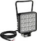 Lampa WL-28 Squareς Waterproof Headlights Car LED Universal 10 - 30V 16W 11cm 1pcs