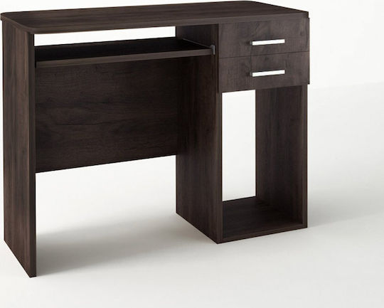 Kinderschreibtisch aus Melamin Wenge-Oak 100x55x80cm