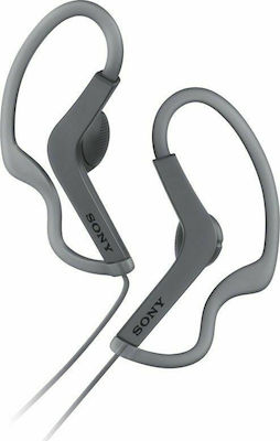 Sony Ακουστικά Ψείρες Earbuds MDR-AS210 Τύπου Ear Hook Μαύρα