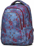 Polo Endless Σχολική Τσάντα Πλάτης Δημοτικού σε Μωβ χρώμα Μ34 x Π21 x Υ46cm
