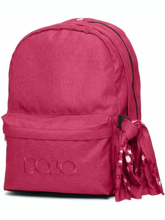 Polo Double Scarf School Backpack Junior High-H...