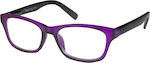 Eyelead Ε156 Reading Glasses +3.00 in Purple color Ε156 Ε 156