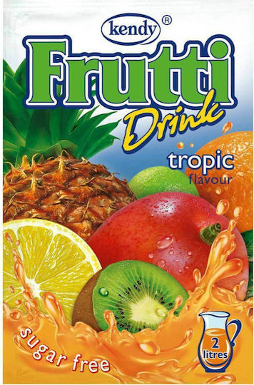 Kendy Χυμός σε Σκόνη Frutti Τροπικά Φρούτα Χωρίς Ζάχαρη 8.5gr