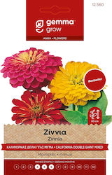 Gemma Semințe Zinnia 0.9gr/135buc Colorat