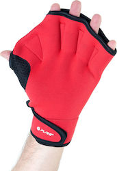 Pure2Improve Swim Gloves Γάντια Κολύμβησης Κόκκινα
