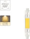 Xanlite LED крушка 4W за фасунга R7S Топло бяло 470лм