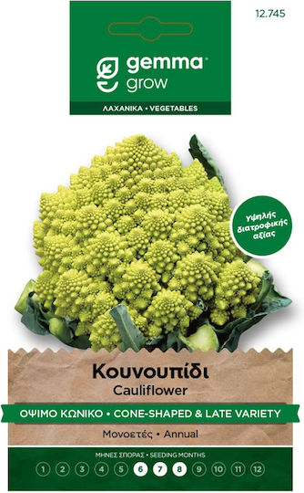 Gemma Семена Карфиол Късен коничен 3гр/1500бр