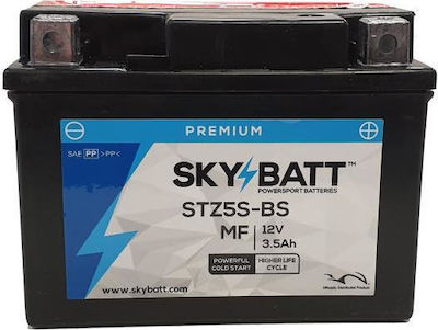Skybatt Μπαταρία Μοτοσυκλέτας STZ5S-BS με Χωρητικότητα 3.5Ah