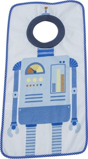 Little Champions Bib Big Ποδιά Υφασμάτινη με Ενιαίο Λαιμό Πολύχρωμη για 12 m+